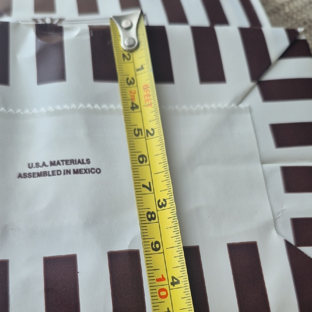 Henri Bendel Striped Shopping Bag - Picture 6 of 7